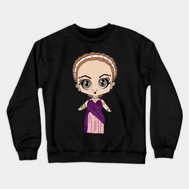 Cleopatra Crewneck Sweatshirt by thehistorygirl